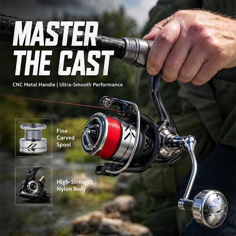 DEUKIO Metal Knob Fishing Reel - Daiwa Reel Fuego review and price