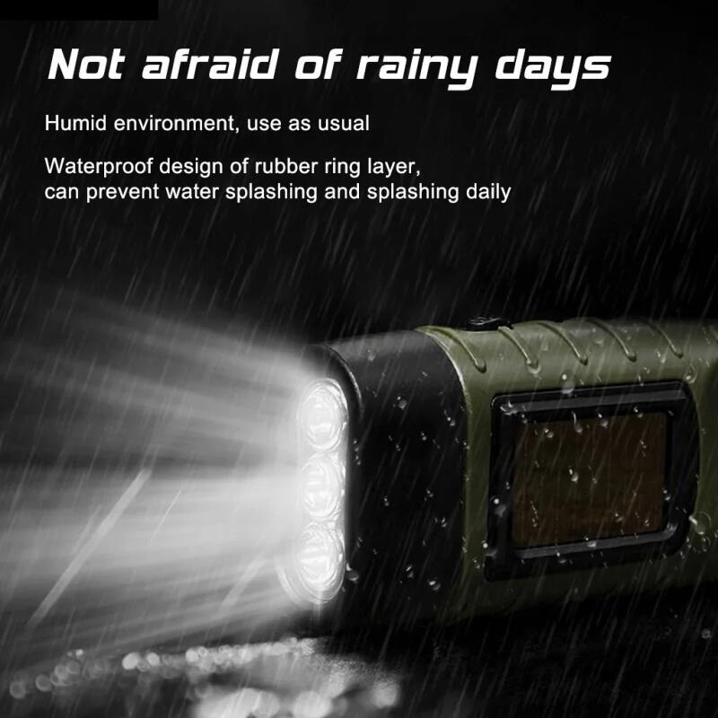 Hand Crank Solar Powered Recha - Fishing Boat Navigation Light review and price